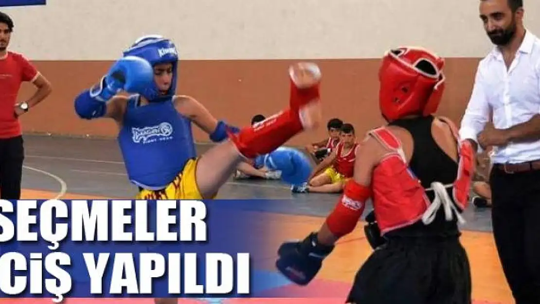 Muay Thai seçmeleri Erciş yapıldı