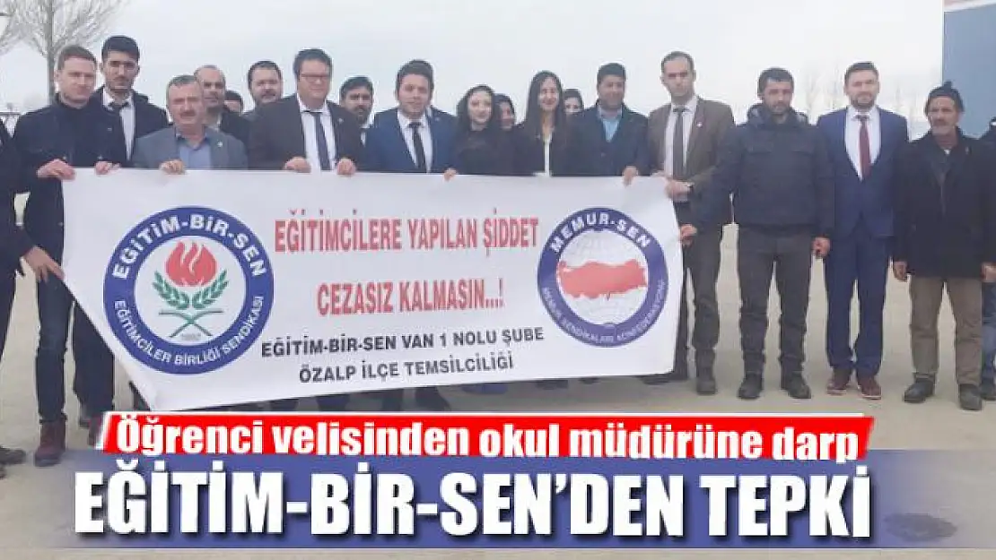 Öğrenci velisinden okul müdürüne darp 