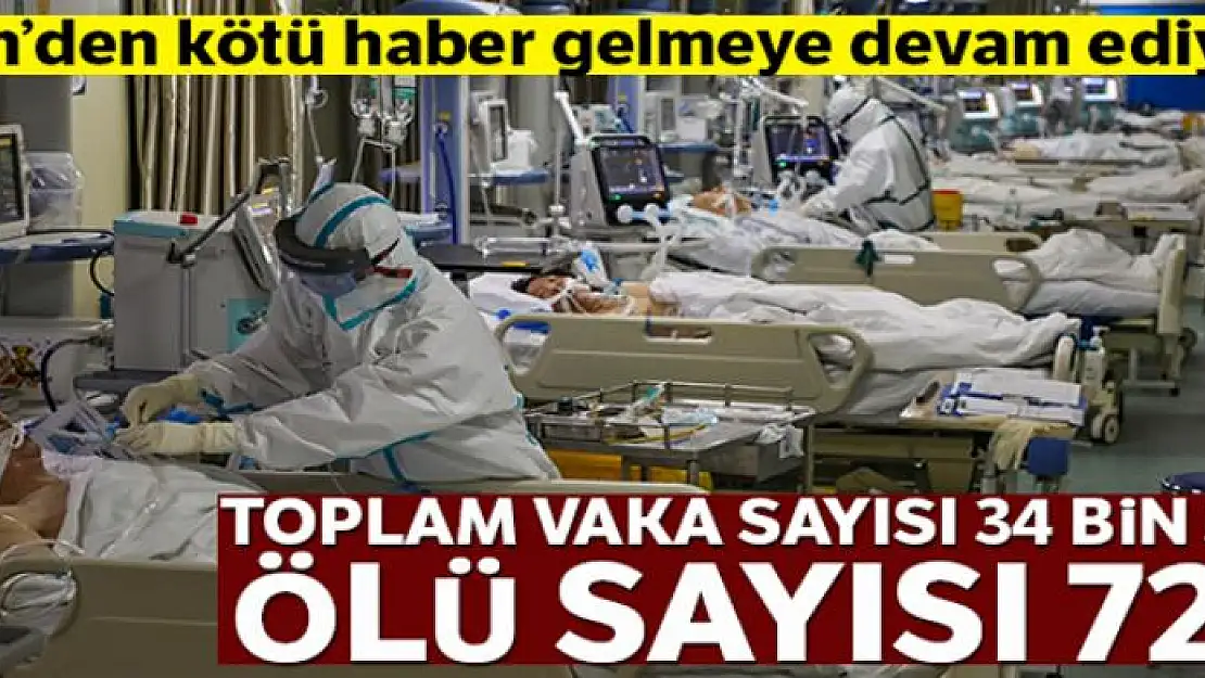 Çin'de salgında ölü sayısı 722'ye çıktı