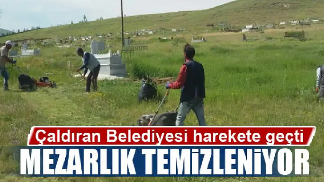 MEZARLIK TEMİZLENİYOR