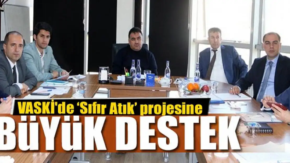  VASKİ'de 'Sıfır Atık' projesine destek 