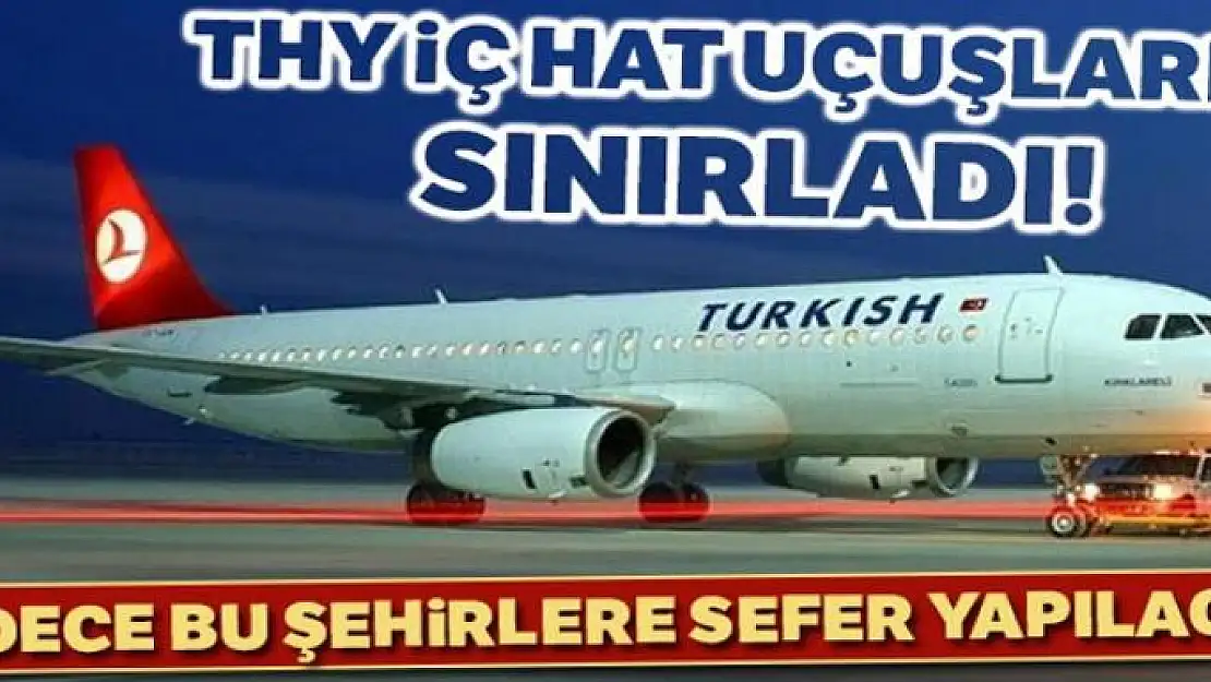 Türk Hava Yolları, yurt içinde sadece 14 noktaya uçacak