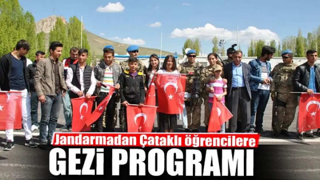 Jandarmadan Çataklı öğrencilere gezi