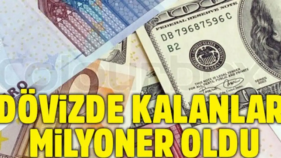 Dövizde kalanlar milyoner oldu