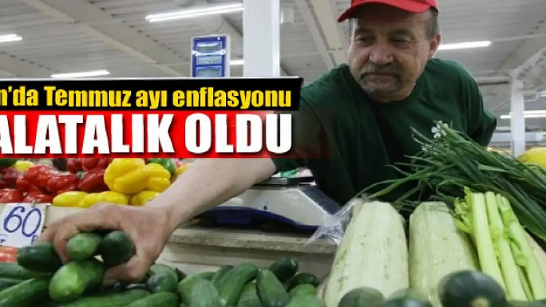 Van'da Temmuz ayı enflasyonu salatalık oldu