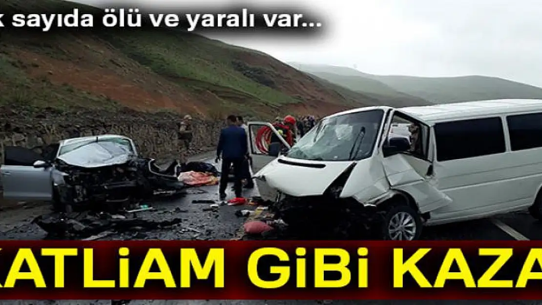 Erzurum'da katliam gibi kaza: 5 ölü, 10 yaralı