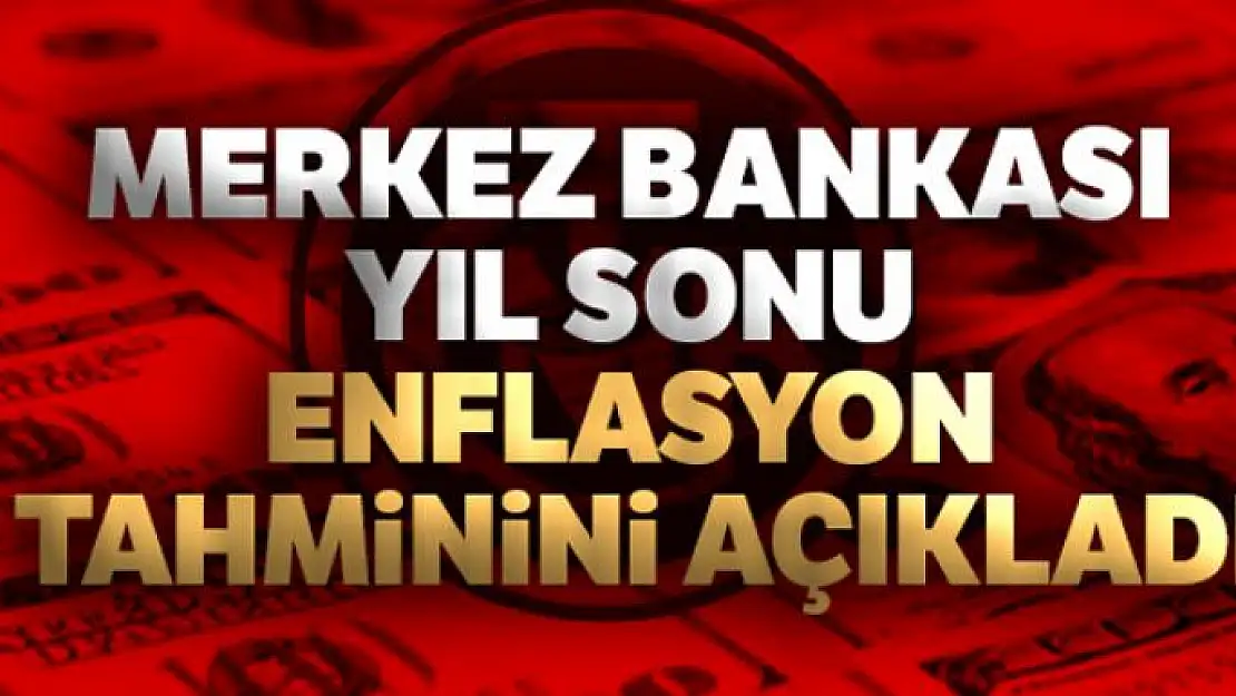 Merkez Bankası yıl sonu enflasyon tahminini açıkladı