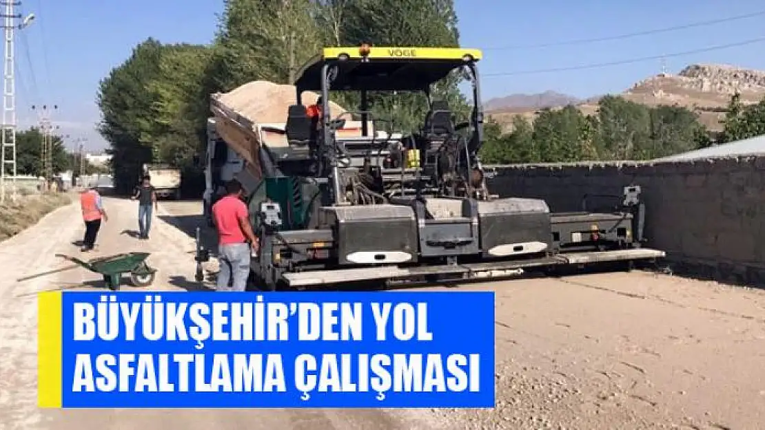 Van Büyükşehir Belediyesinden yol asfaltlama çalışması