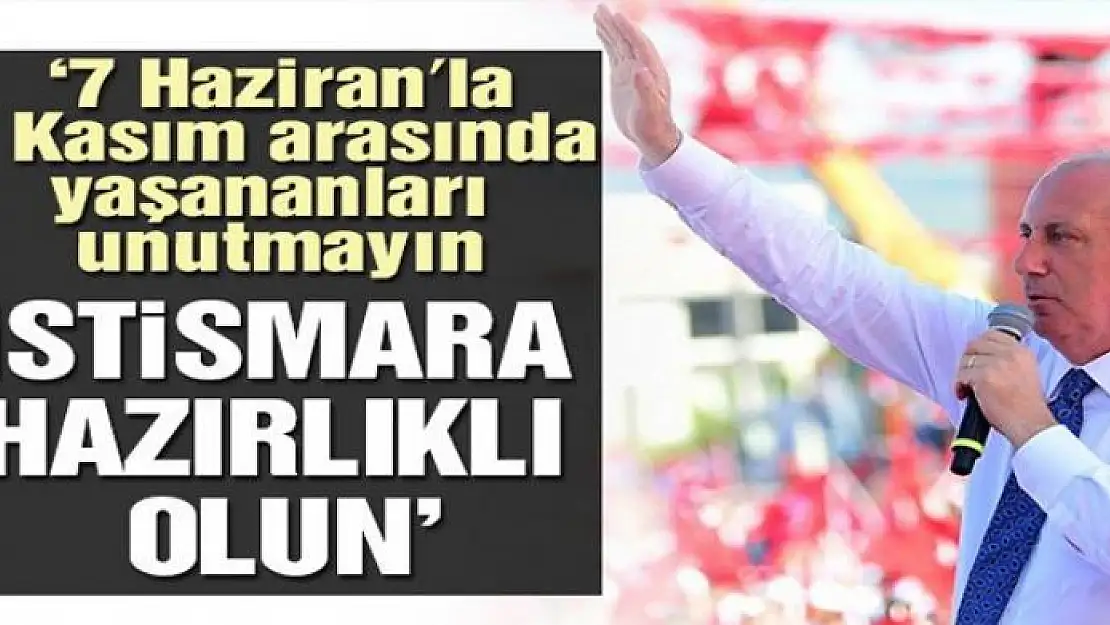 'İstismara hazırlıklı olun '