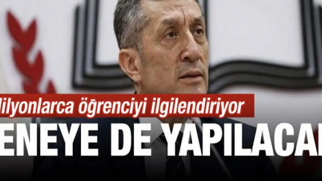 Milyonlarca öğrenciyi ilgilendiriyor! Seneye de yapılacak