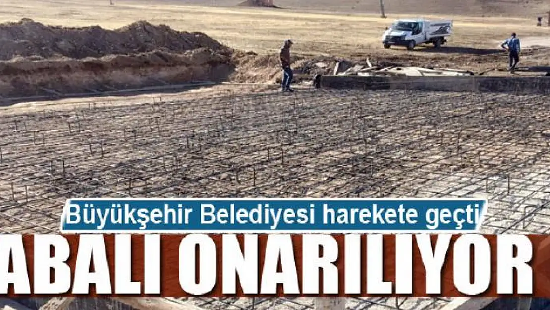 Büyükşehir, Abalı'yı onarıyor