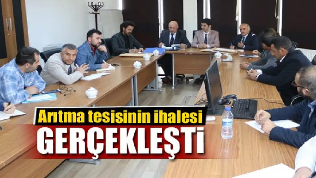 Van'da 'arıtma tesisi' ihalesi