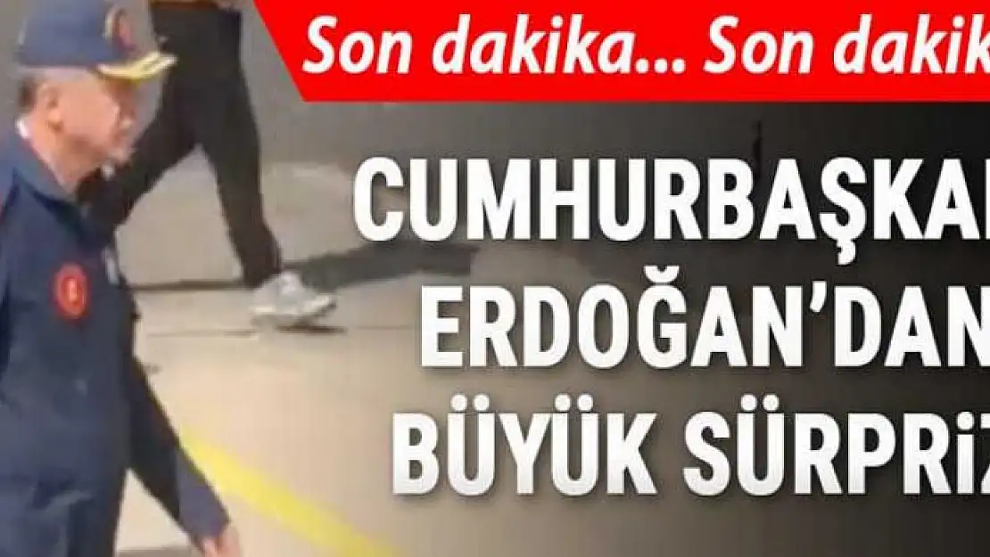 Erdoğan'dan büyük sürpriz! Alana böyle gelecek…