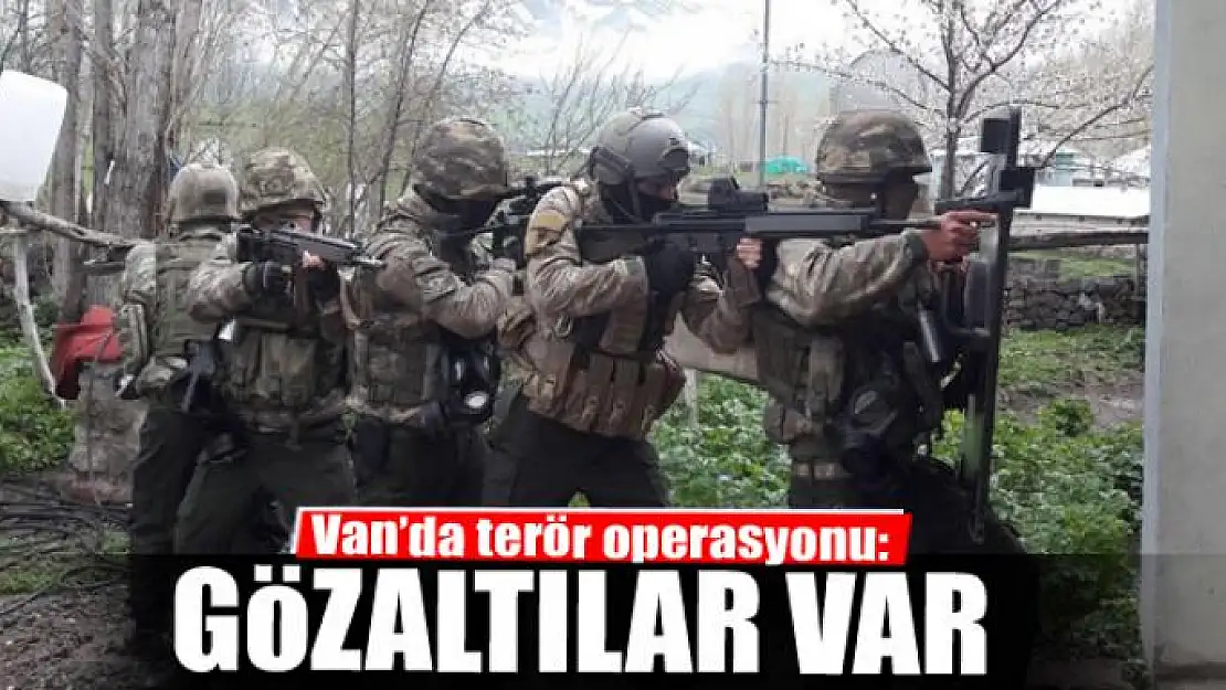 Van'da terör operasyonu 7 gözaltı 