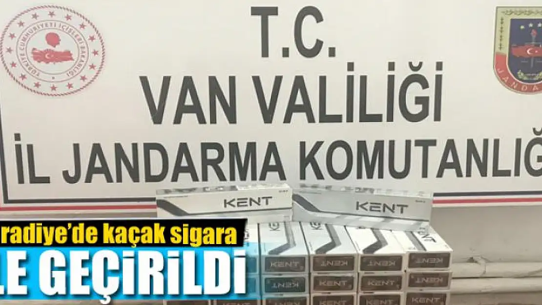 Muradiye'de kaçak sigara ele geçirildi