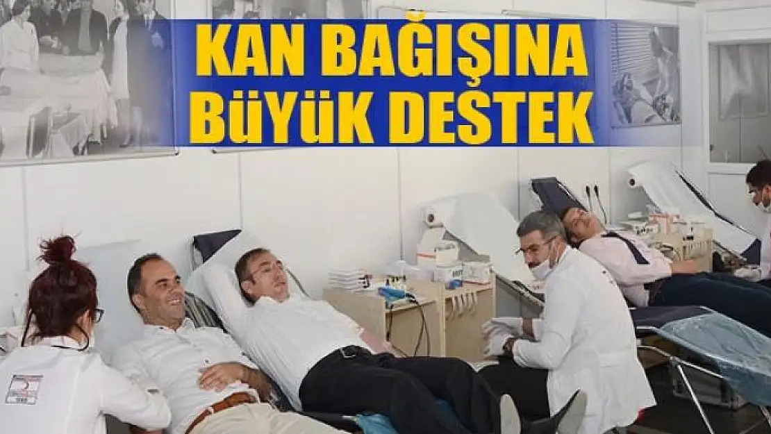 Çatak'ta kan bağışı kampanyası