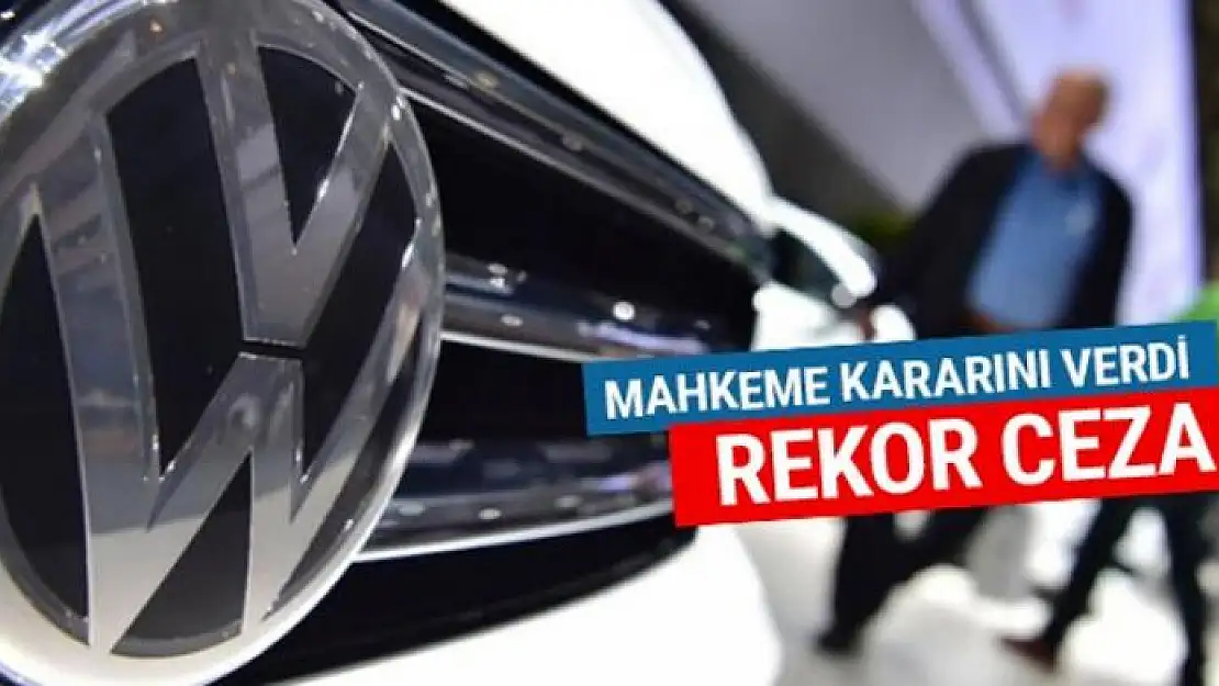 Volkswagen'e ABD'de rekor ceza kesildi