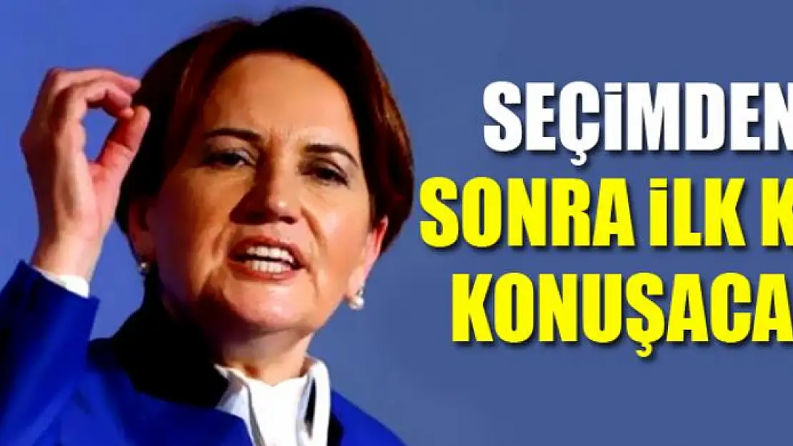 Meral Akşener kamera karşısına geçiyor