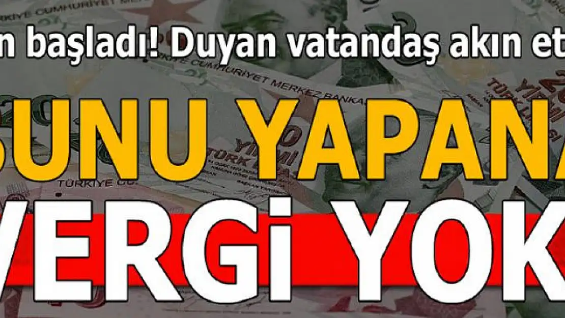 Dün başladı! Altında çifte kazanç