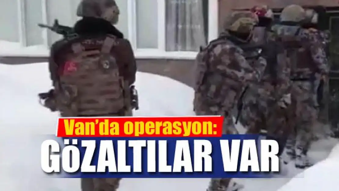 Van'da PKK/KCK terör örgütü operasyonu: 47 gözaltı