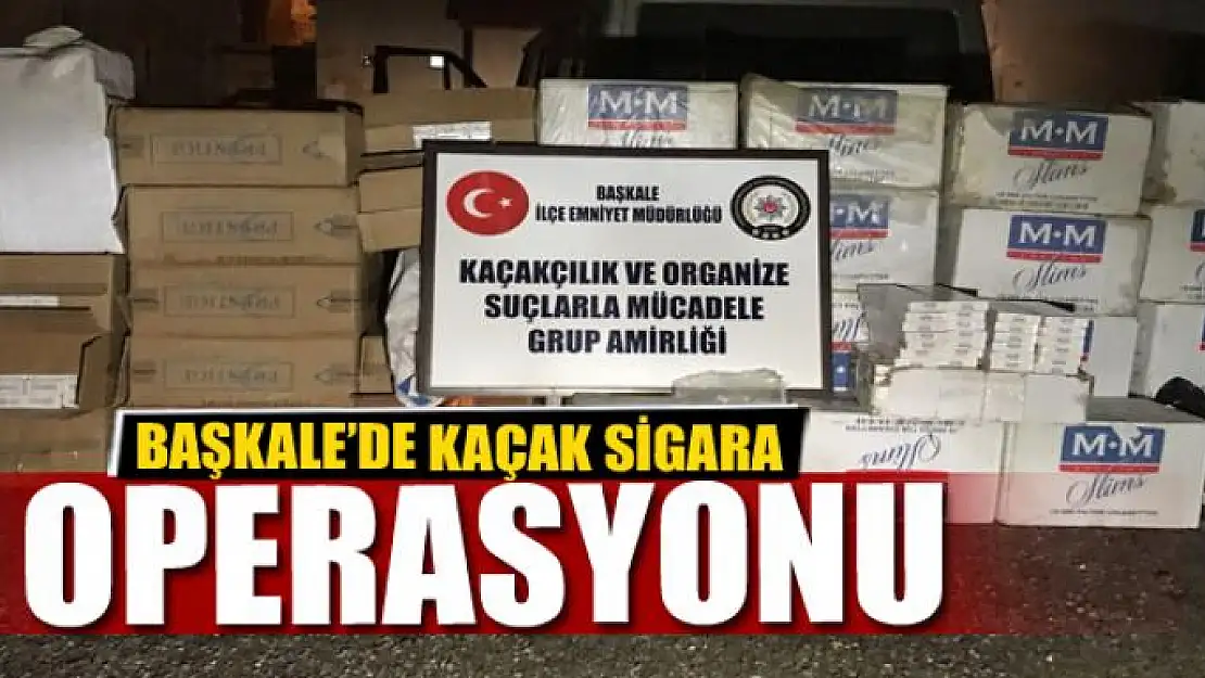 20 bin paket kaçak sigara ele geçirildi 