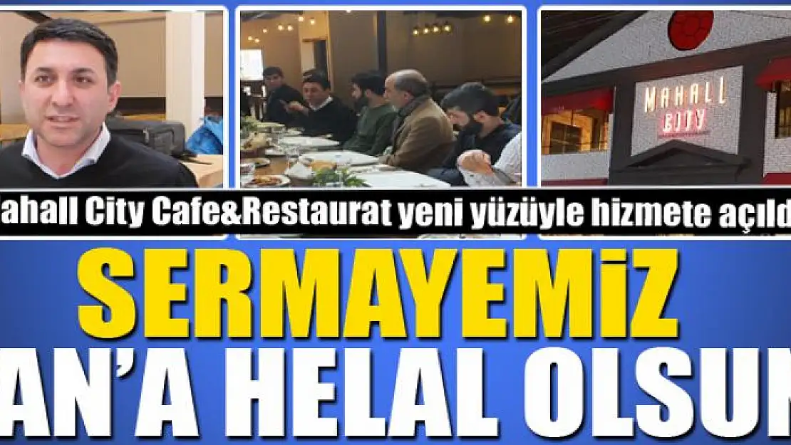 SERMAYEMİZ VAN'A HELAL OLSUN