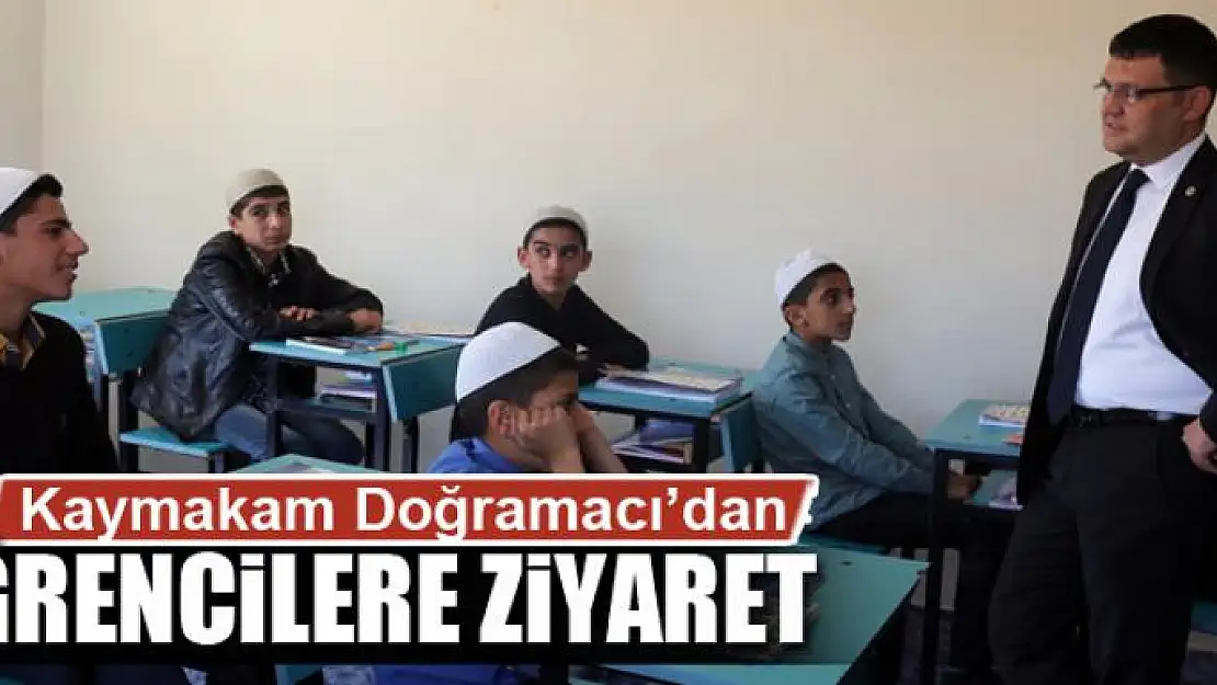 Kaymakam Doğramacı'dan Kur'an kursu öğrencilerine ziyaret 