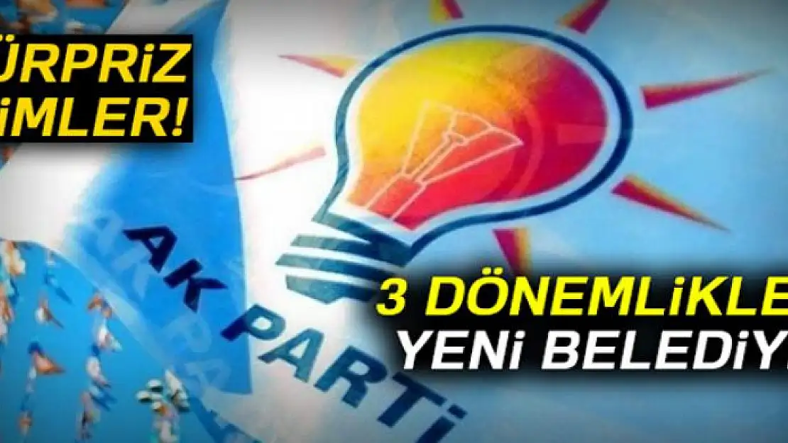 3 dönemliklere yeni belediye