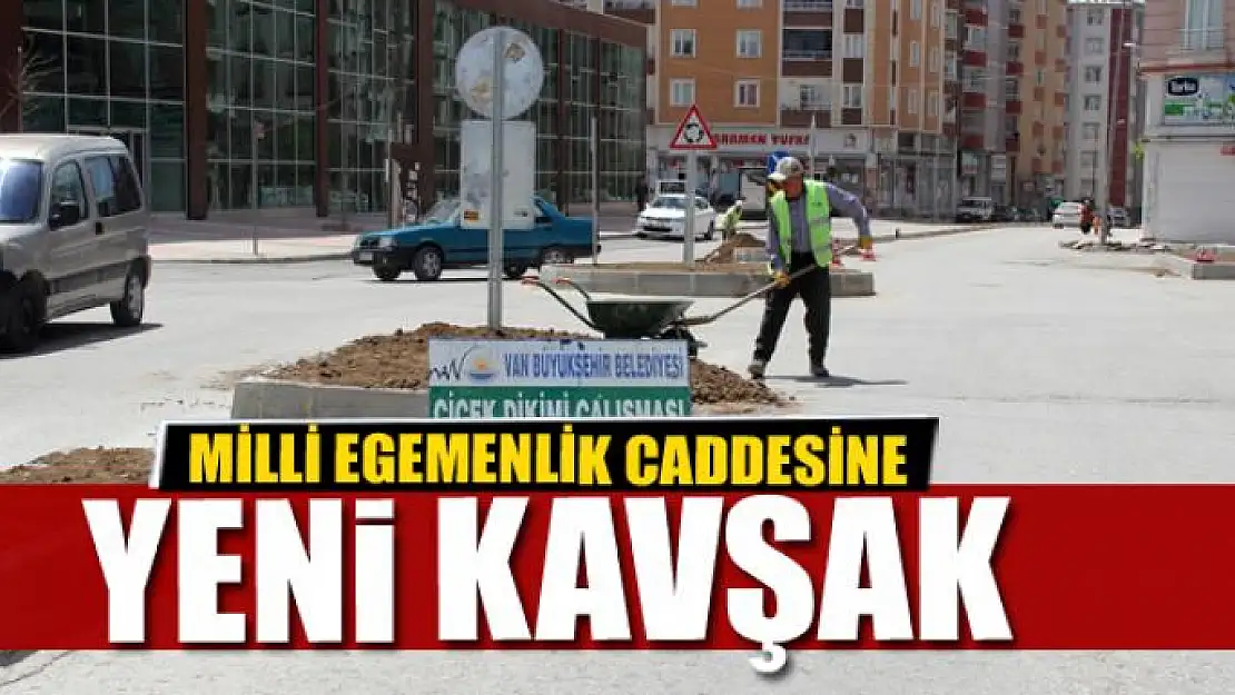 Milli Egemenlik Caddesine yeni kavşak