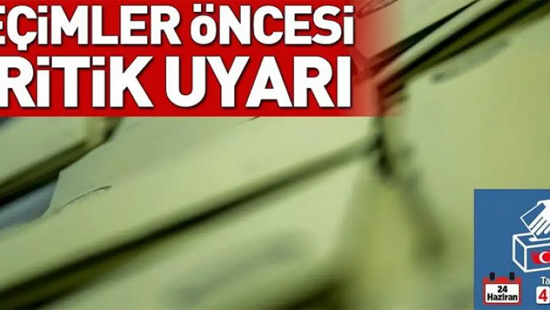 24 Haziran seçimleri öncesi seçmen mobil sorgulama hizmette YSK açıkladı!.