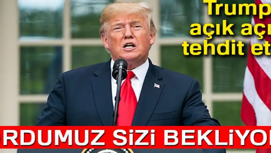 Trump'dan göçmenlere açık tehdit: 'Ordumuz sizi bekliyor'