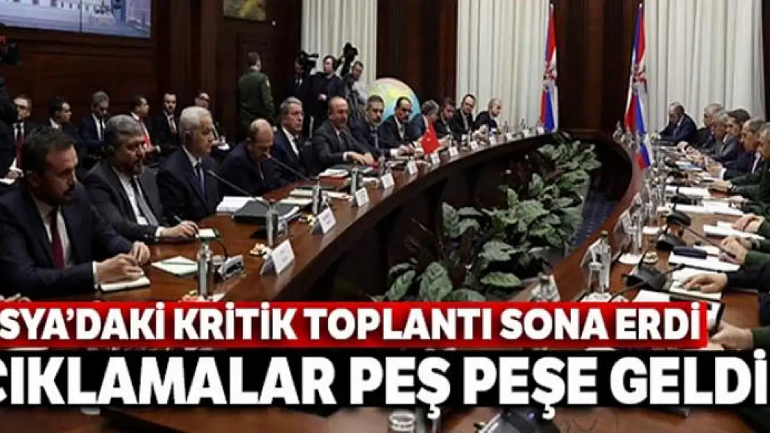 Rusya'daki kritik toplantı sona erdi