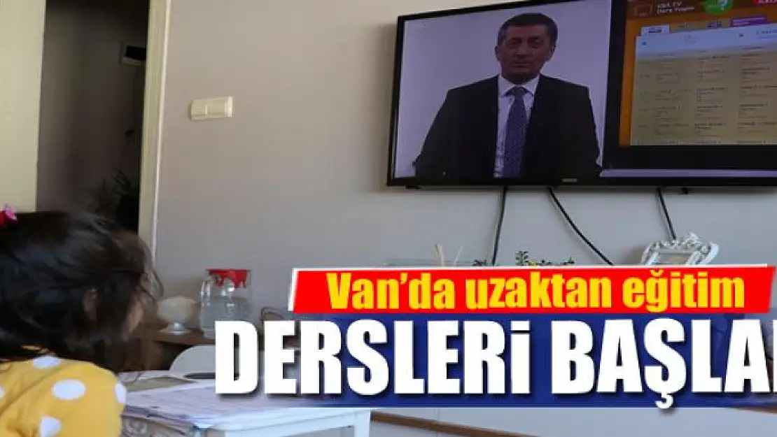 Uzaktan eğitim dersleri başladı