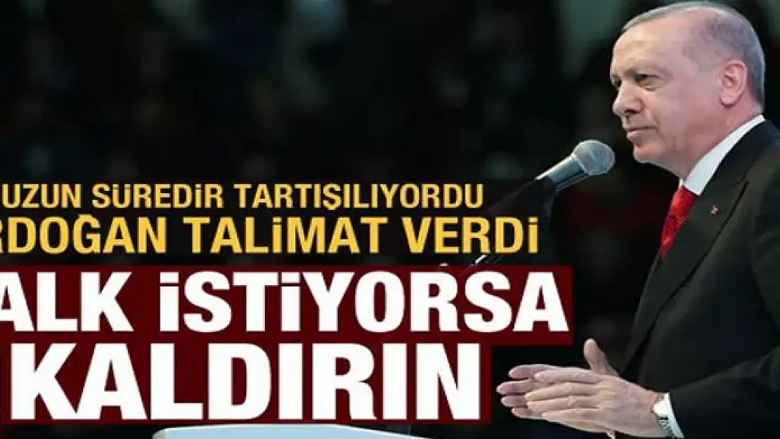 Cumhurbaşkanı Erdoğan'dan İstanbul Sözleşmesi talimatı: Halk istiyorsa kaldırın