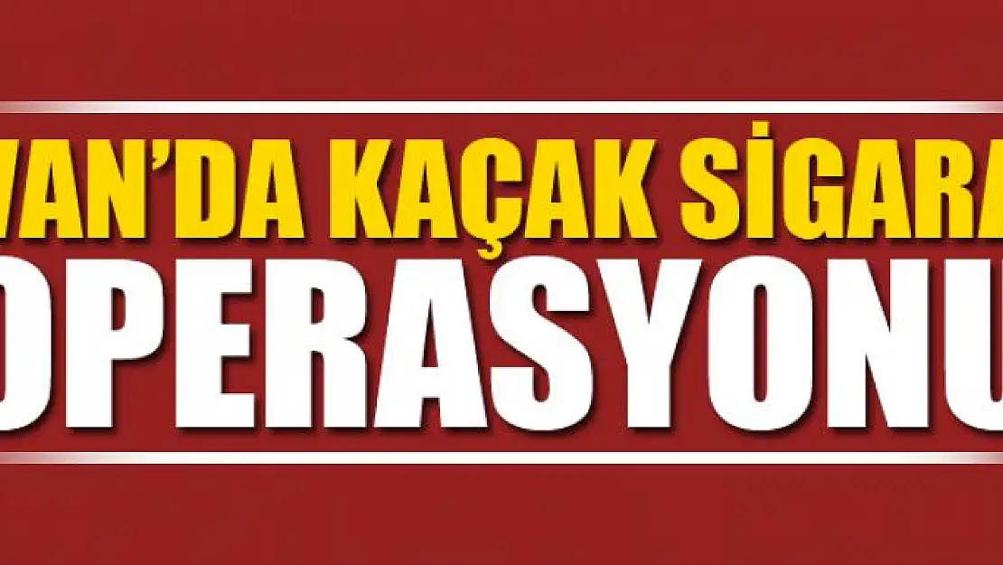 Van'da operasyon