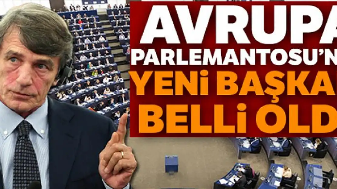 Avrupa Parlamentosu'nun yeni başkanı belli oldu