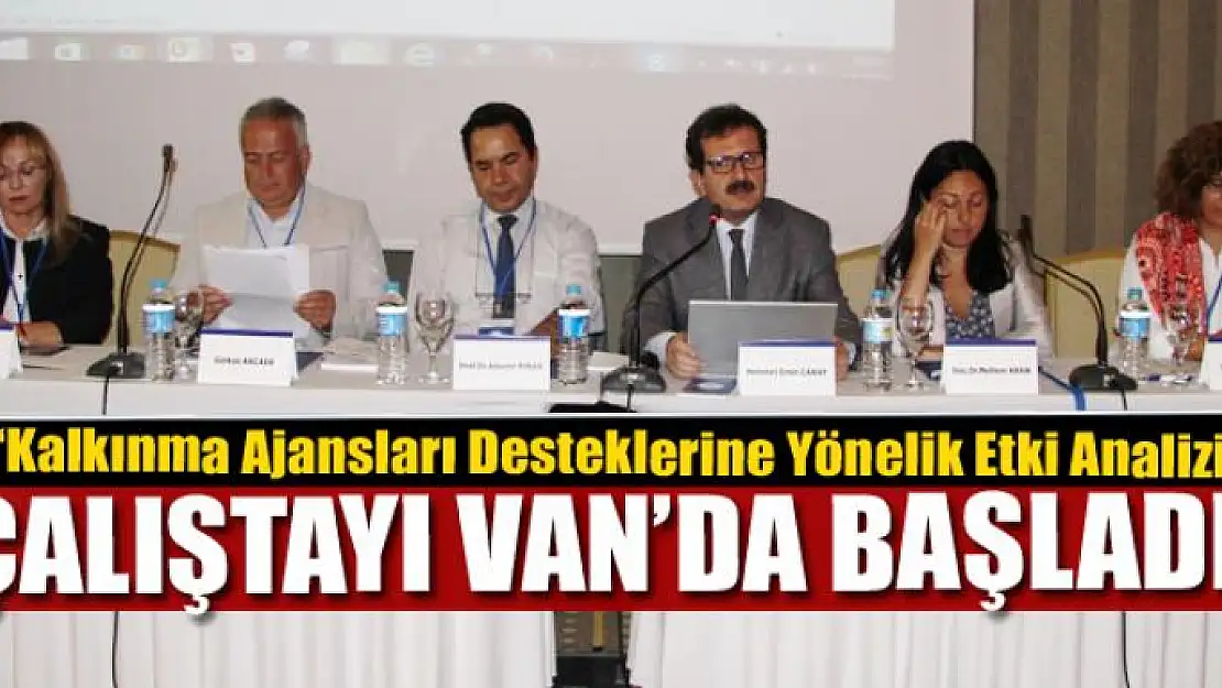 Van'da 'Kalkınma Ajansları Desteklerine Yönelik Etki Analizi' çalıştayı