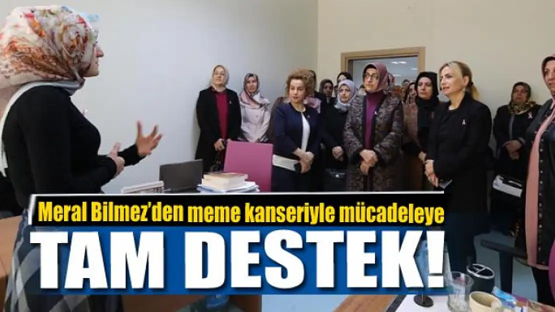 Meral Bilmez'den meme kanseriyle mücadeleye destek