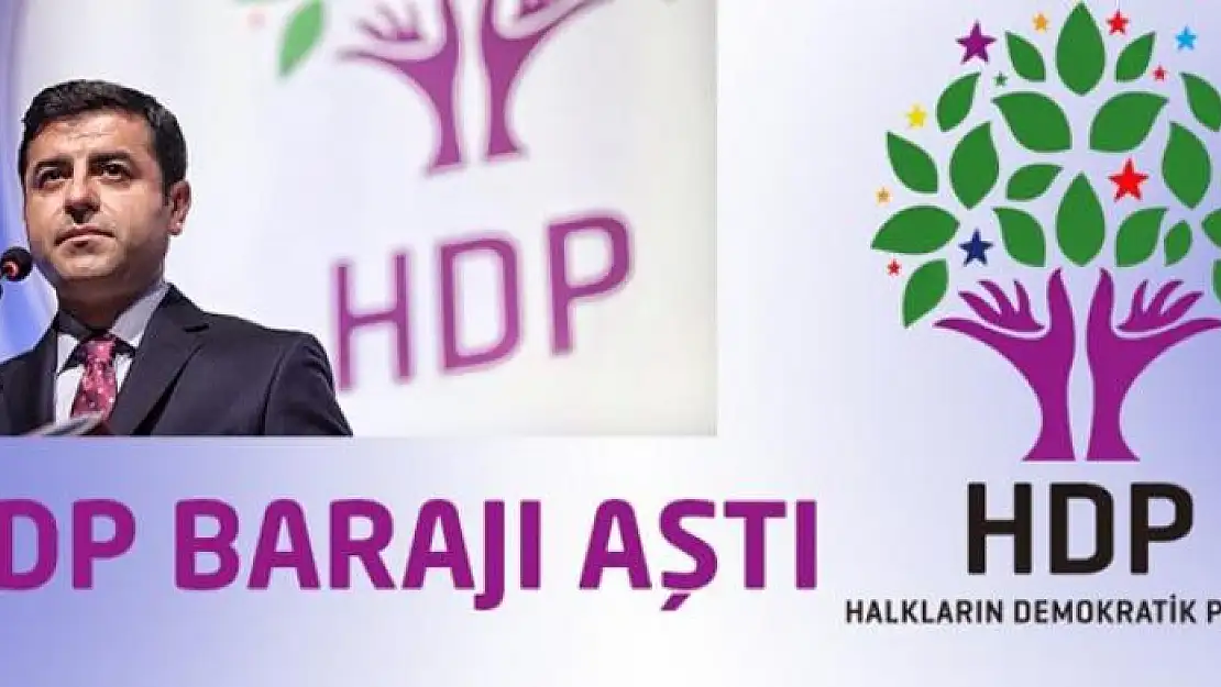 HDP, yüzde 10 seçim barajını aştı