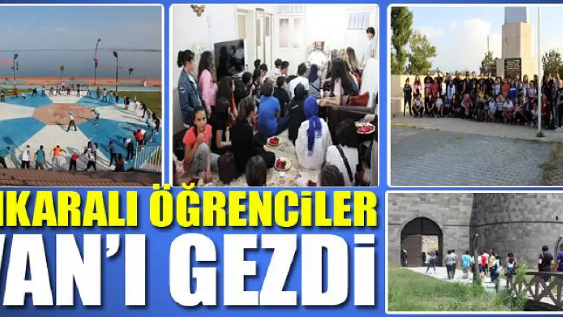 Ankaralı öğrenciler Van'ı gezdi