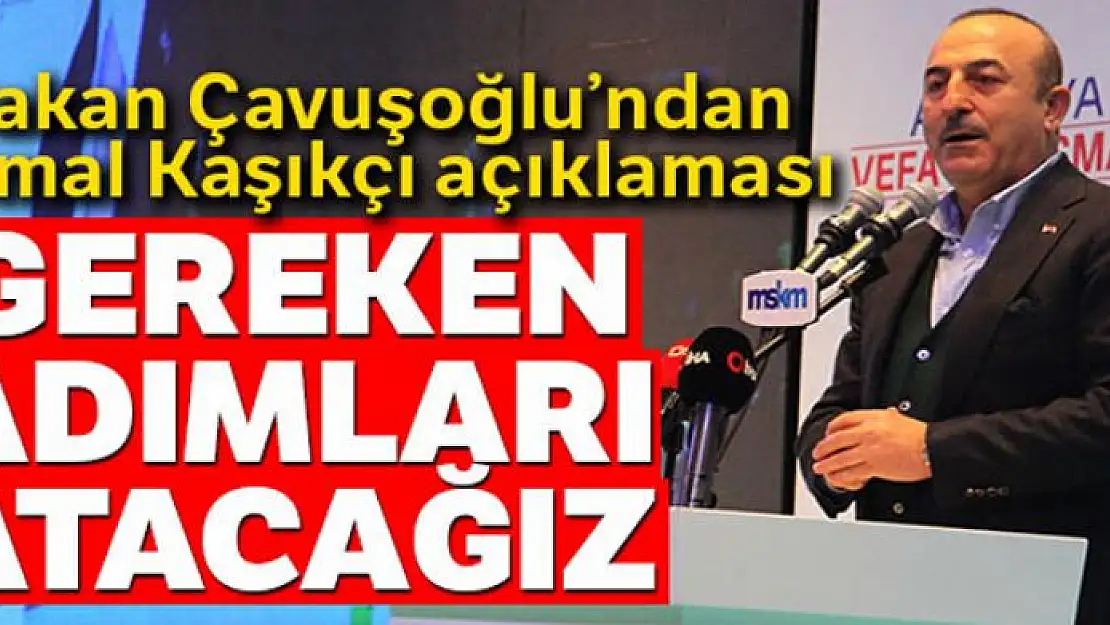 Bakan Çavuşoğlu: 'Kaşıkçı olayında uluslararası soruşturma için gereken adımları atacağız'