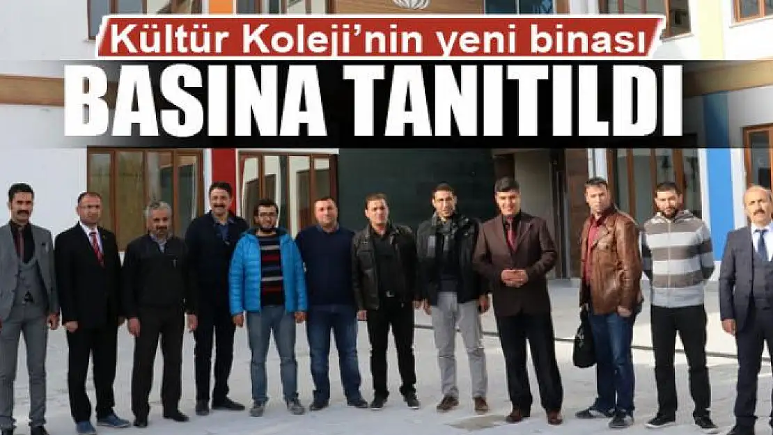 Kültür Koleji'nin yeni binası basına tanıtıldı