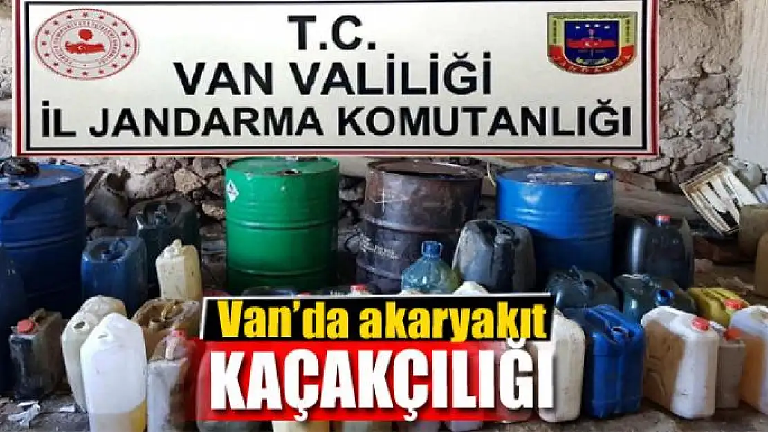 Van'da akaryakıt kaçakçılığı