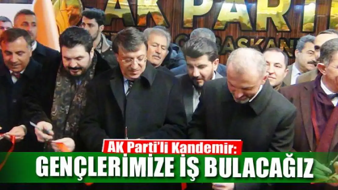 AK Parti'li Kandemir: 'Gençlerimize iş bulacağız