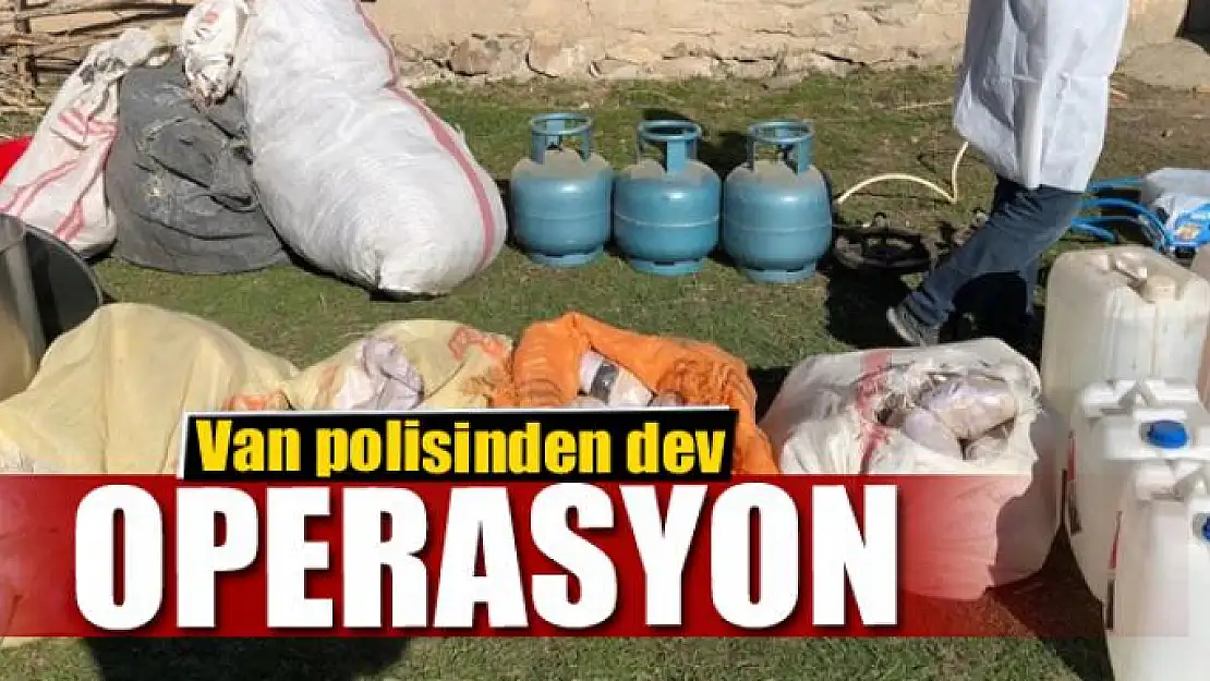 Van polisinden dev operasyon