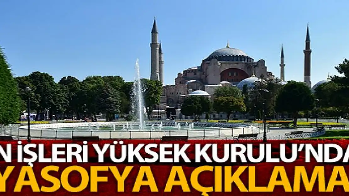 Din İşleri Yüksek Kurulu'ndan Ayasofya Camii ile ilgili açıklama