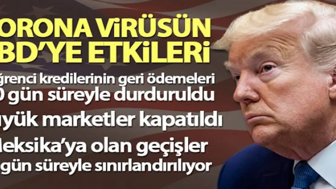 Trump: 'Öğrenci kredilerinin geri ödemeleri 60 gün süreyle durduruldu'