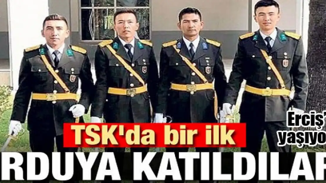 TSK'da bir ilk! Orduya katıldılar