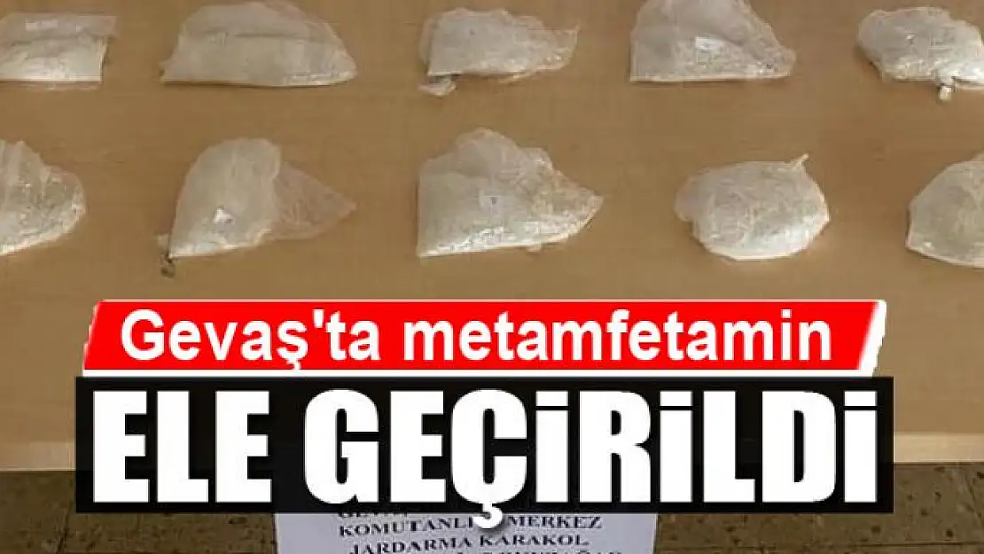 Gevaş'ta metamfetamin ele geçirildi