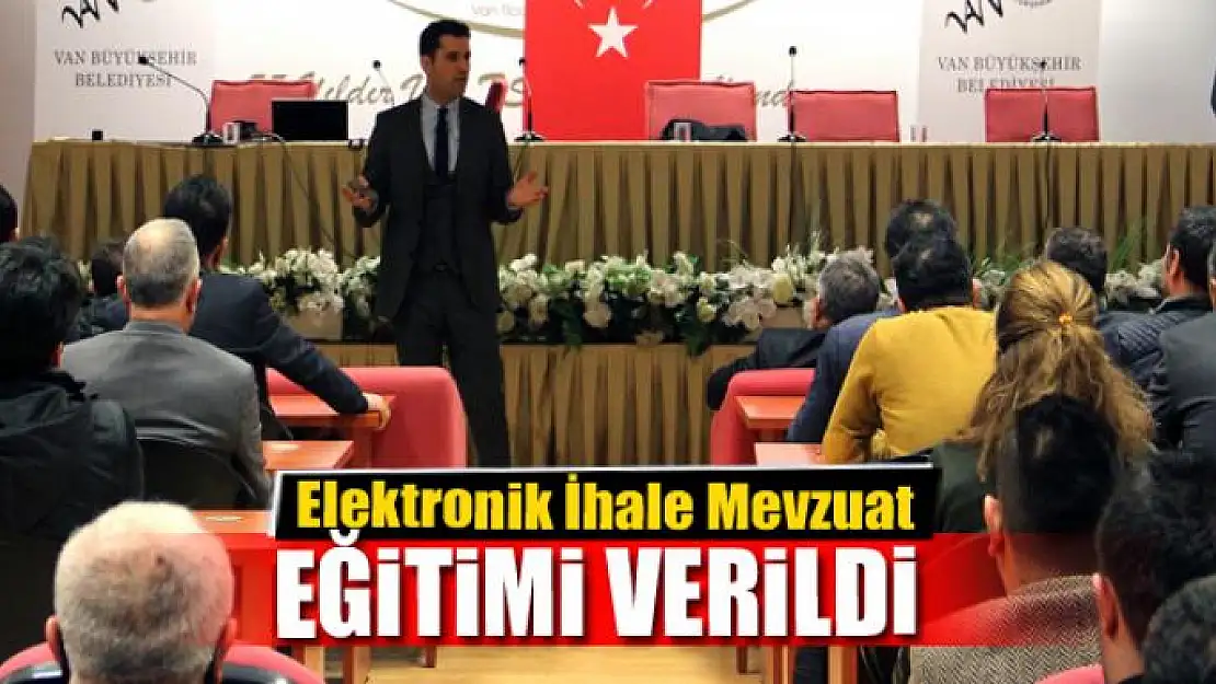 Van'da 'e-ihale' eğitimi